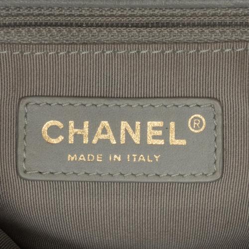 Chanel Mini Rectangular Chevron Lambskin Chain Around Flap