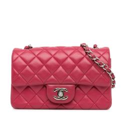 Chanel Mini Rectangular Classic Lambskin Single Flap