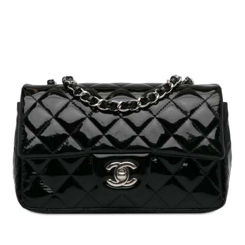 Chanel Mini Rectangular Classic Patent Single Flap