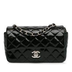 Chanel Mini Rectangular Classic Patent Single Flap