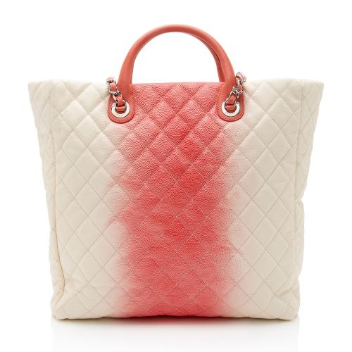 Chanel Ombre Caviar Leather Shopping Tote