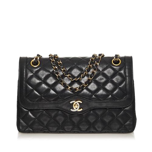 Chanel Paris Limited Edition Lambskin Double Flap Bag