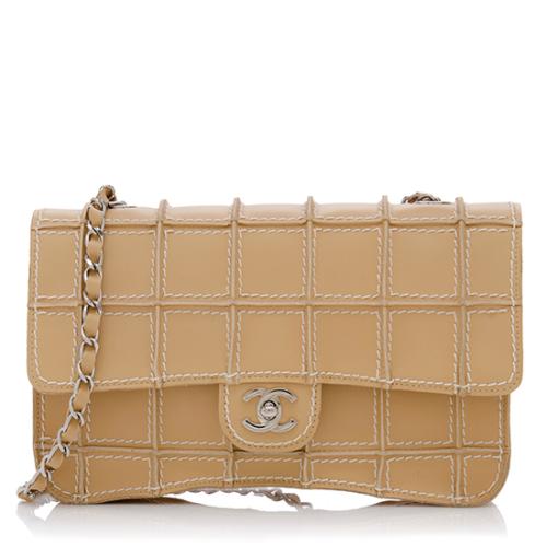 Chanel Leather Reverse Stitch Flap Bag