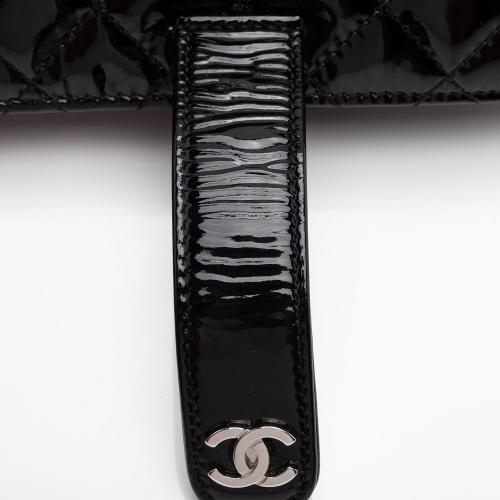 Chanel Patent Leather CC O-Mini Phone Clutch