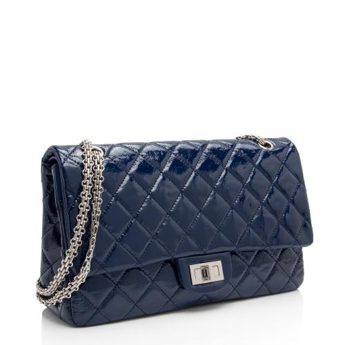 Chanel Patent Leather Calfskin Reissue 227 Double Flap Bag