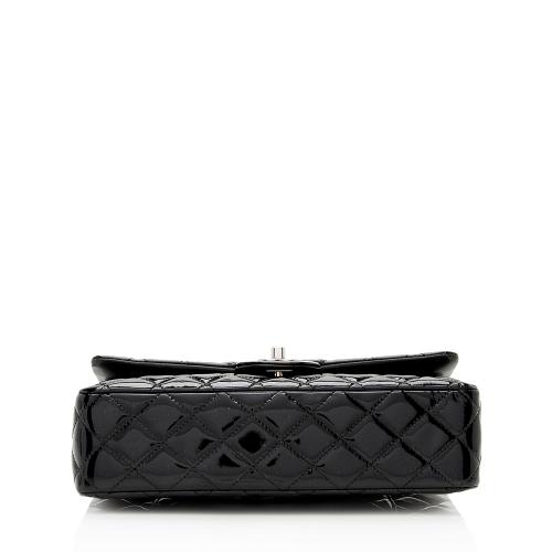Chanel Patent Leather Classic Medium Double Flap Bag - FINAL SALE