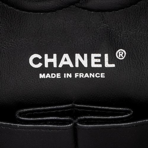 Chanel Patent Leather Classic Medium Double Flap Bag