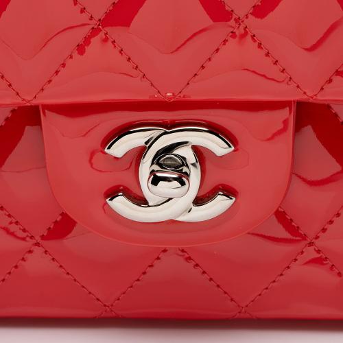 Chanel Patent Leather Classic Medium Double Flap Bag