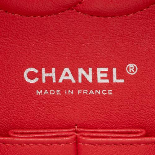 Chanel Patent Leather Classic Medium Double Flap Bag