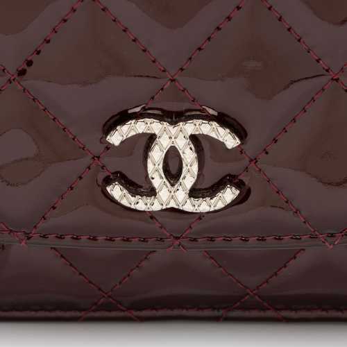 Chanel Patent Leather Classic Wallet on Chain