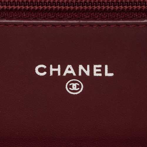 Chanel Patent Leather Classic Wallet on Chain