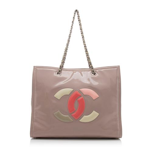 Chanel Patent Leather Lipstick Grand Shopping Tote - FINAL SALE