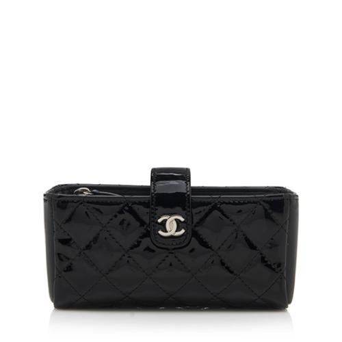 Chanel Quilted Patent Leather Mini Case