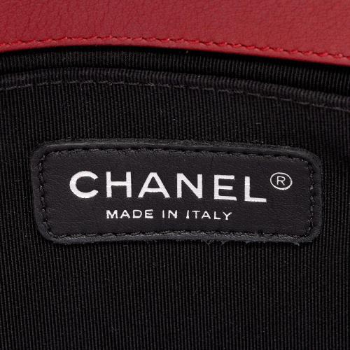 Chanel Patent Leather Old Medium Boy Bag