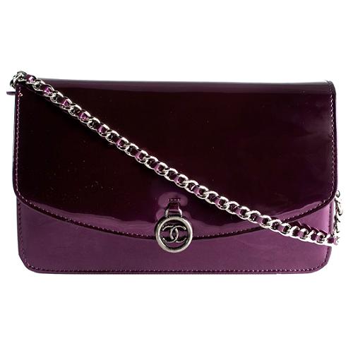 Chanel Patent Leather WOC Shoulder Handbag