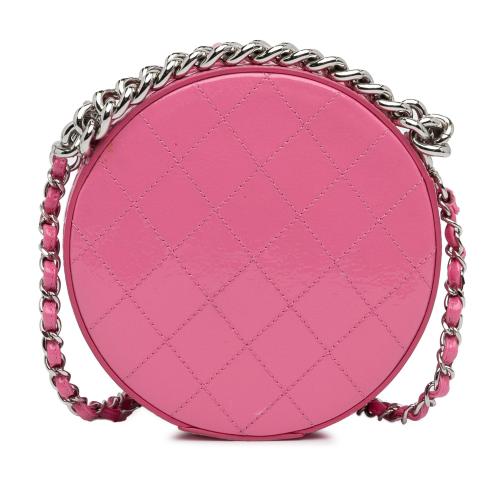 Chanel Patent Round As Earth Crossbody Bag