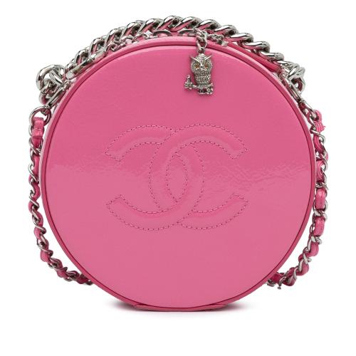 Chanel Patent Round As Earth Crossbody Bag