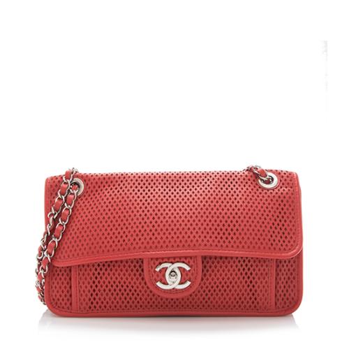 Chanel Perforated Calfskin Up In The Air Flap Bag - FINAL SALE