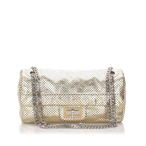 Chanel Perforated Leather Flap Bag