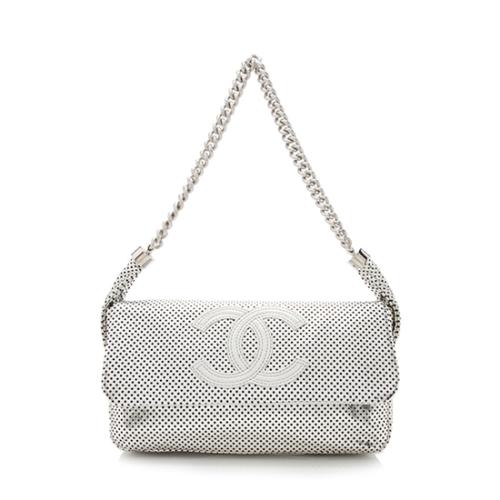 Chanel Perforated Leather Rodeo Drive Shoulder Bag