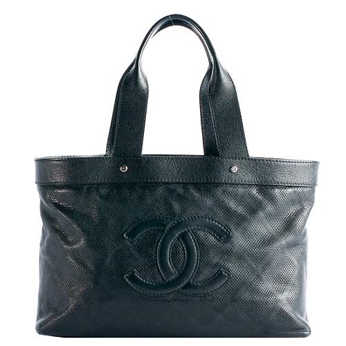Chanel Perforated Quilted Large Tote