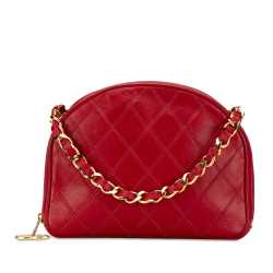 Chanel Quilted Calfskin Chain Handbag