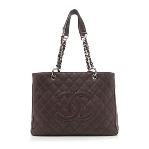 Chanel Quilted Calfskin Grand Shopping Tote
