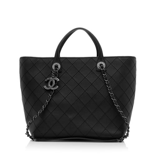 Chanel Quilted Calfskin Tote