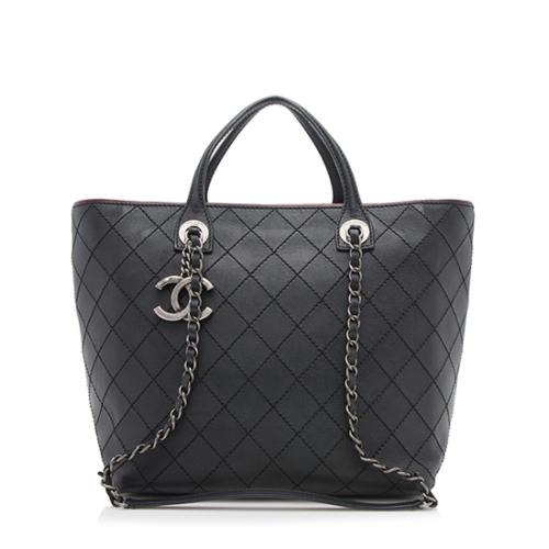 Chanel Quilted Calfskin Tote