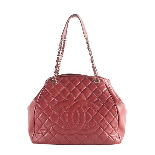 Chanel Quilted Caviar Large Signature Tote