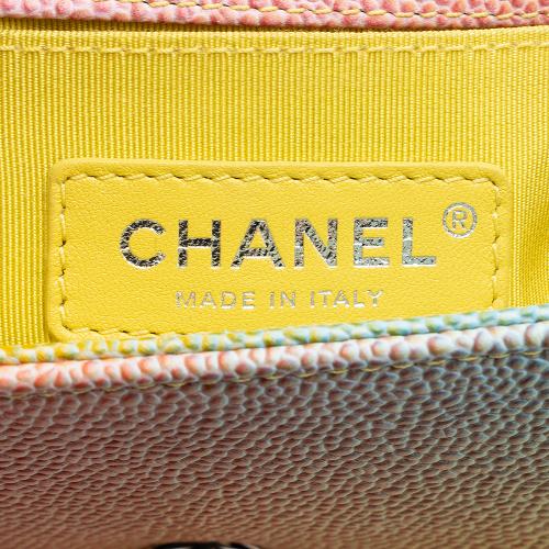 Chanel Caviar Quilted Rainbow Small Cuba Boy bag