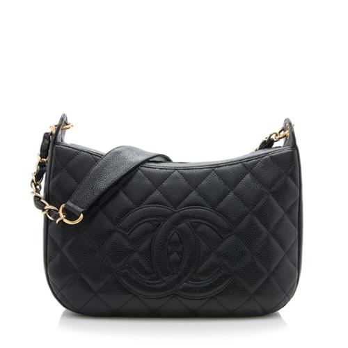 Chanel Quilted Caviar Leather Timeless Shoulder Bag