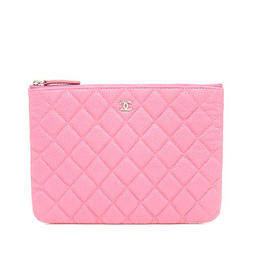 Chanel Quilted Cosmetic Case