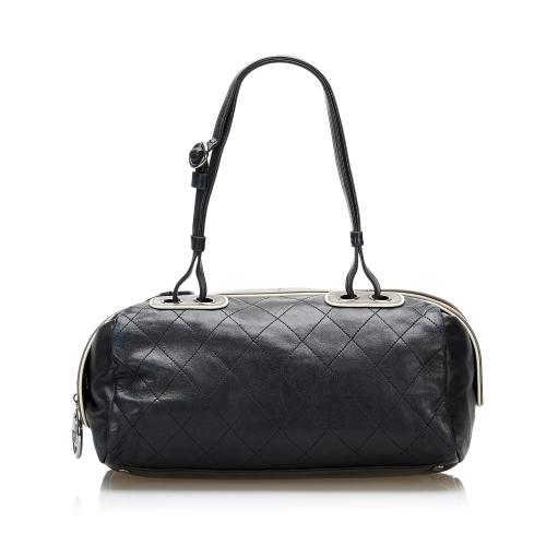 Chanel Quilted Lambskin Bowler Bag