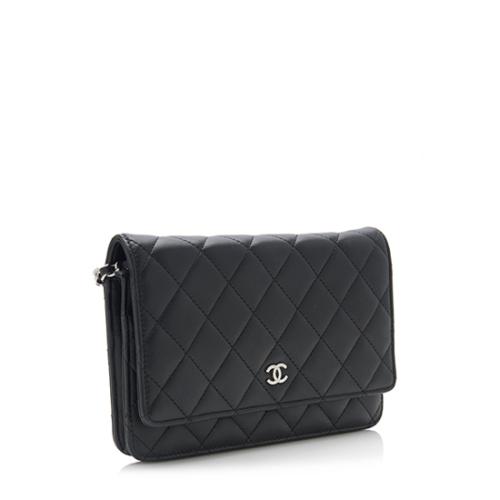 Chanel Quilted Lambskin Classic Wallet on Chain Bag
