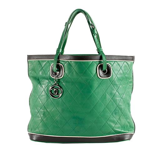 Chanel Quilted Lambskin Country Club Tote