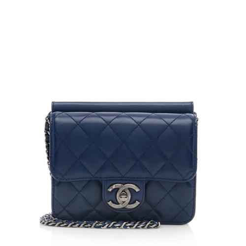 Chanel Quilted Lambskin Crossing Times Mini Flap Bag