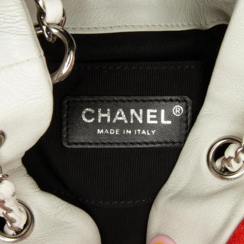 Chanel Quilted Lambskin Cuba Drawstring Bucket