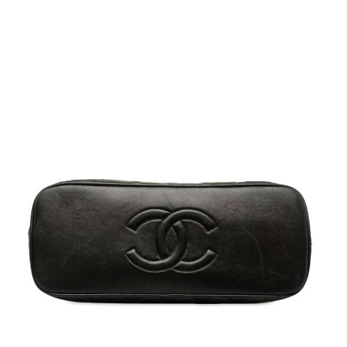 Chanel Quilted Lambskin Dome Shoulder Bag