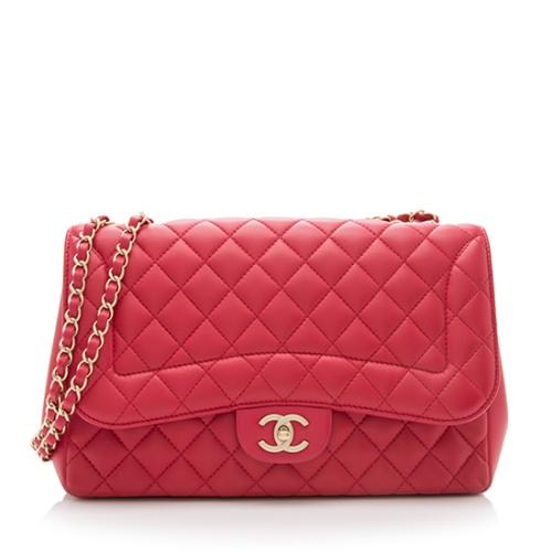 Chanel Quilted Lambskin Chic Mademoiselle Jumbo Flap Bag