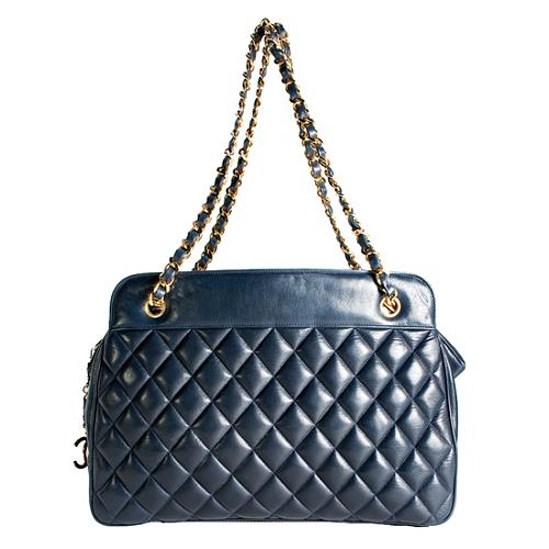Chanel Quilted Lambskin Shoulder Handbag