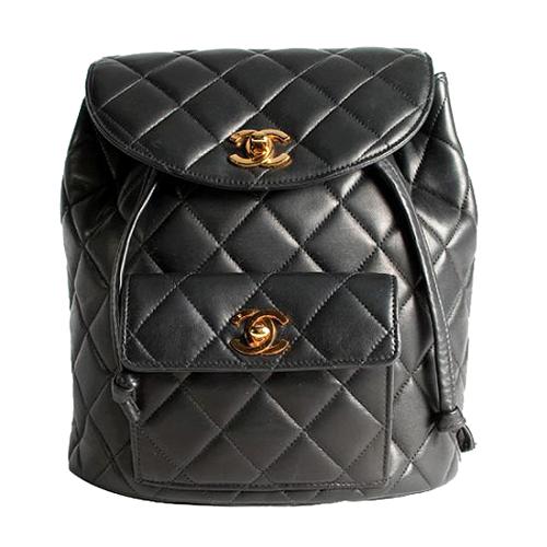 Chanel Quilted Lambskin Small Backpack 