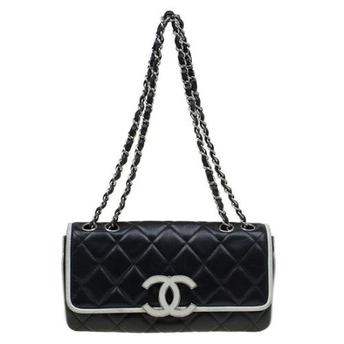 Chanel Leather Oversized CC Medium Flap Bag