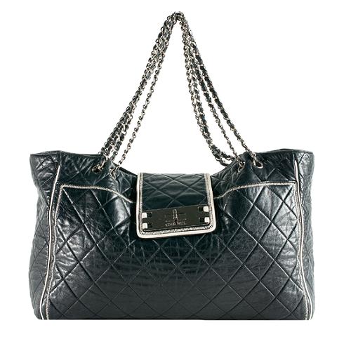 Chanel Mademoiselle Lock East West Large Shopping Tote