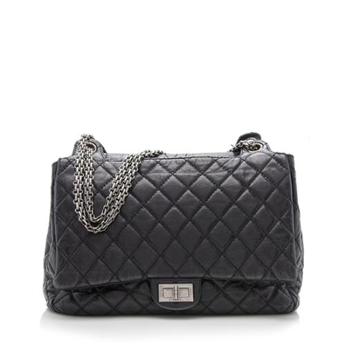 Chanel Quilted Leather Large Accordion Reissue Shoulder Bag