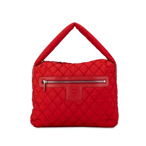 Chanel Quilted Nylon Coco Cocoon Hobo