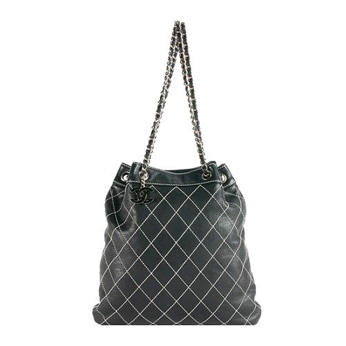 Chanel Quilted Surpique Tote