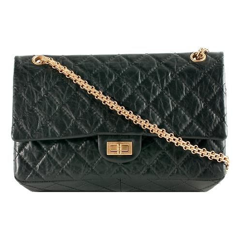Chanel Reissue 2.55 Classic 226 Double Flap Shoulder Handbag
