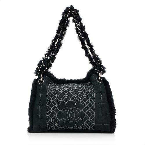 Chanel Shearling Tote