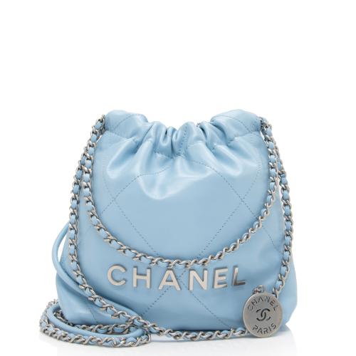 Chanel Shiny Calfskin Chanel 22 Mini Shoulder Bag